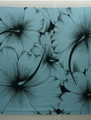 Pale BLue Flower Sarong UK