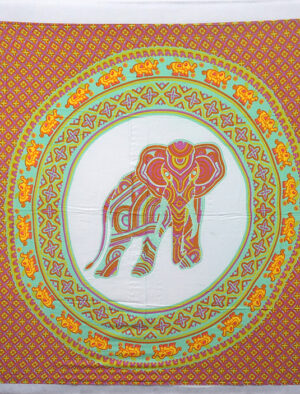 Orange Elephant sarong