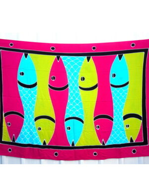 Pink Fishy Sarong Wraps For Sale