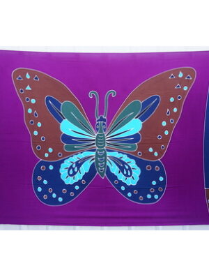 Purple Butterfly Sarong