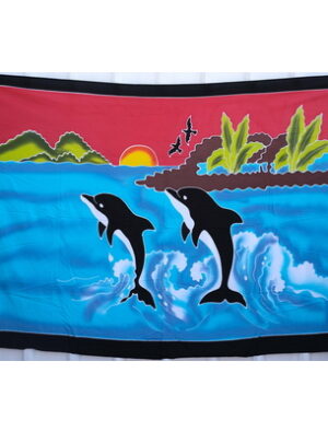 Red Orca Sarong for men