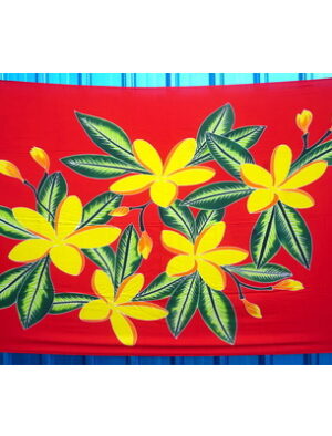 Red Sarong Wrap And Bikini Covers